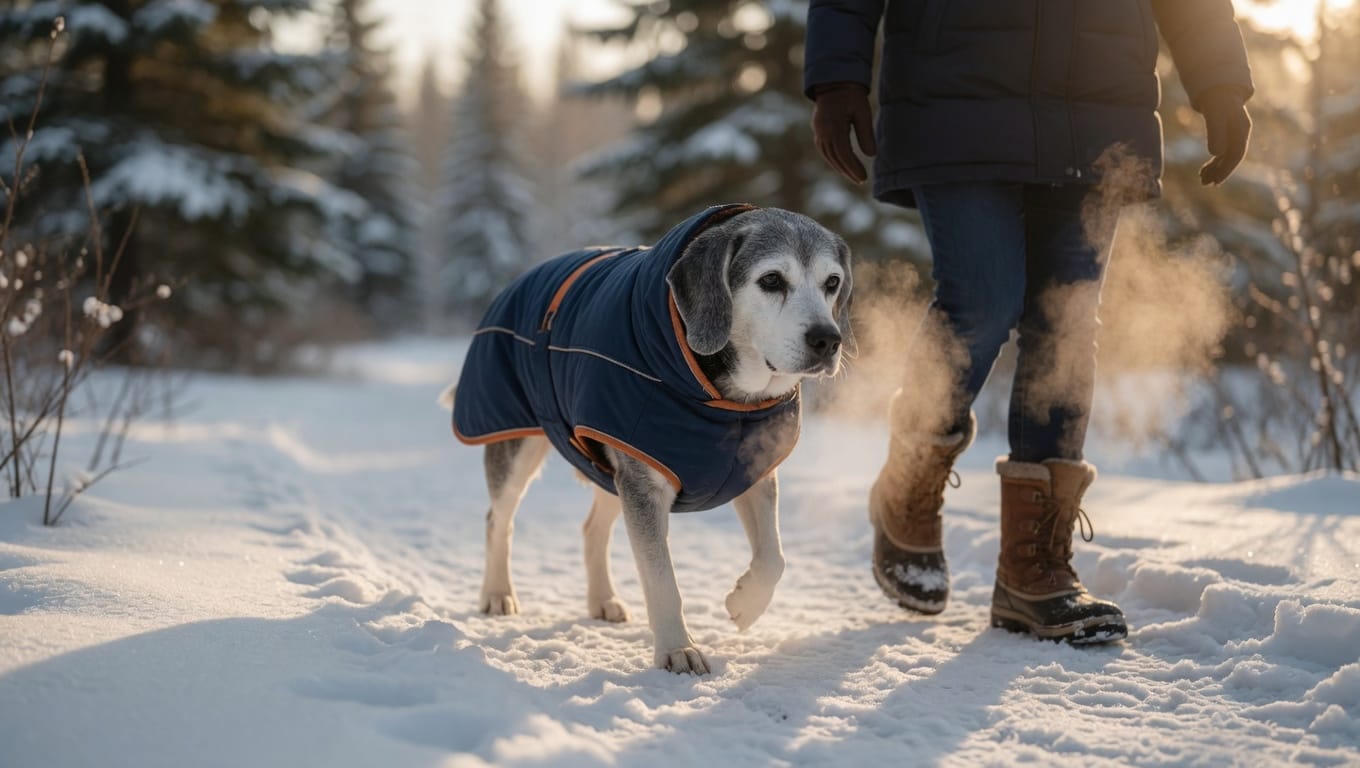 Senior Dog Winter Care: Keeping Aging Dogs Comfortable in the Cold (Vet-Aligned Guide)