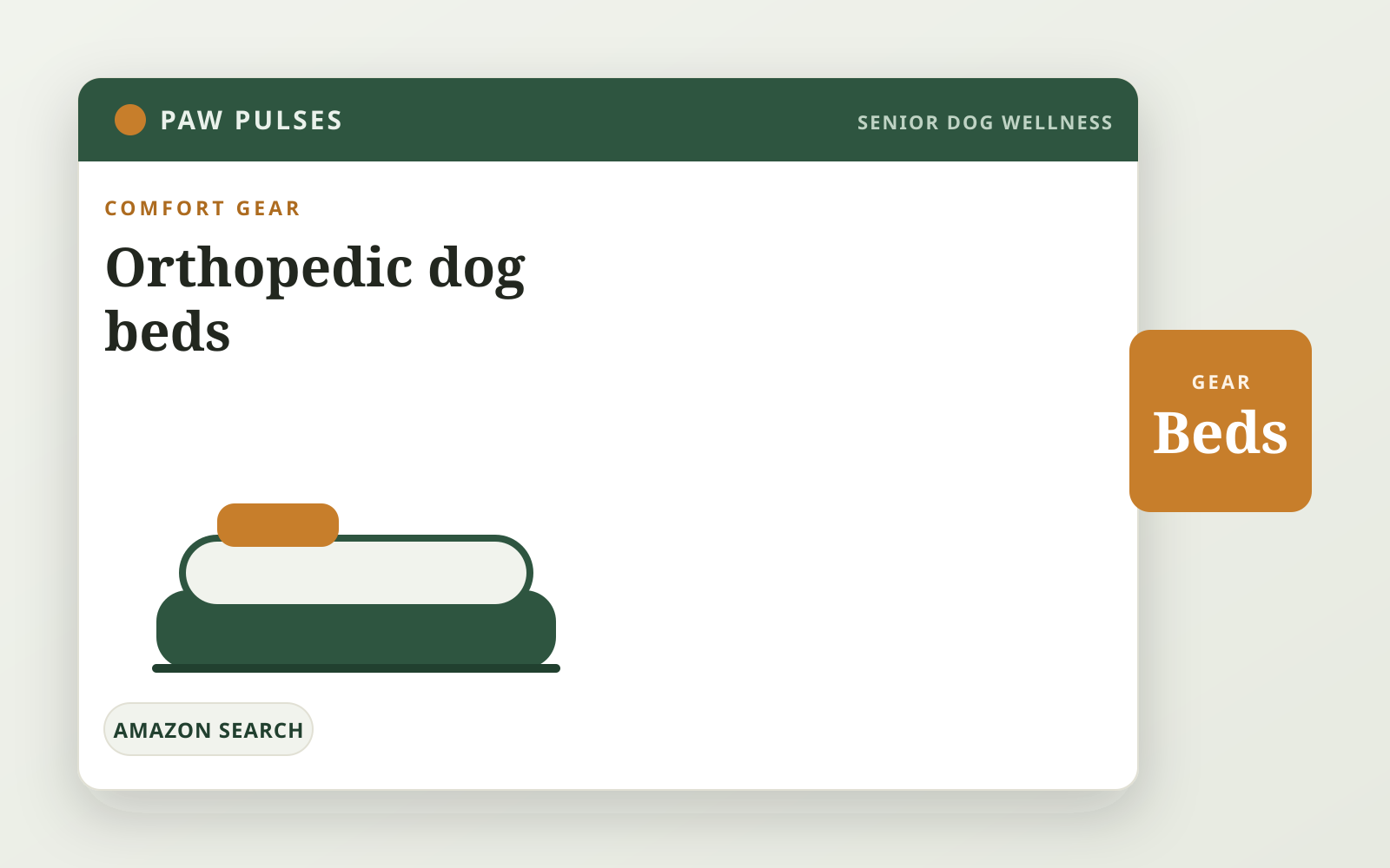 Branded cover for orthopedic dog beds