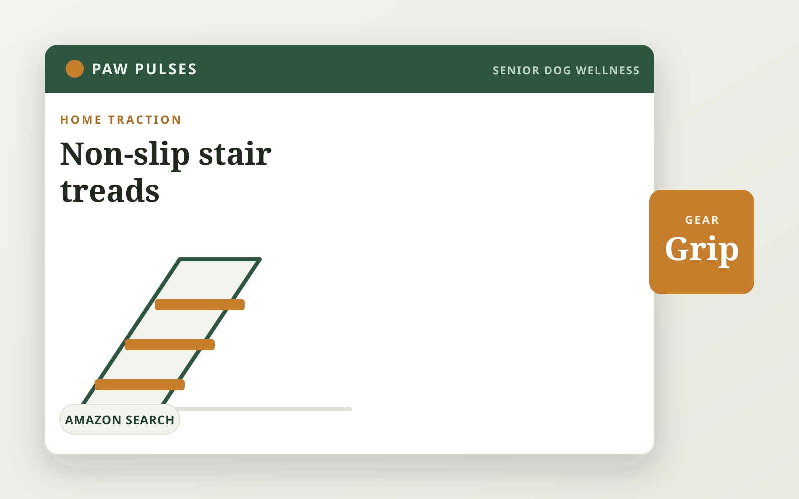 Branded cover for non-slip stair treads and runners